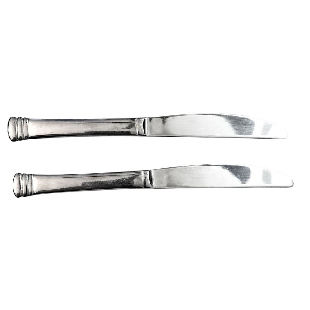 Cambridge Codie Dinner Knives Set of 2 Stainless Steel Glossy 8-3/8"‎ Flatware